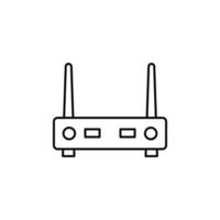 router icoon. schets icoon vector