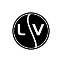 lv brief logo ontwerp.lv creatief eerste lv brief logo ontwerp . lv creatief initialen brief logo concept. vector