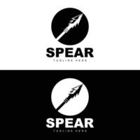 speer logo, lang reeks het werpen wapen doelwit icoon ontwerp, Product en bedrijf merk icoon illustratie vector