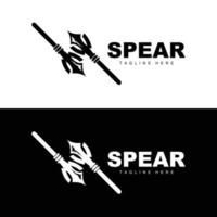 speer logo, lang reeks het werpen wapen doelwit icoon ontwerp, Product en bedrijf merk icoon illustratie vector