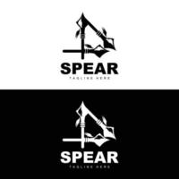 speer logo, lang reeks het werpen wapen doelwit icoon ontwerp, Product en bedrijf merk icoon illustratie vector