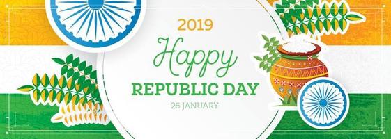 republiek dag in Indië. vector