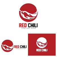 rood Chili logo, heet Chili paprika's vector, Chili tuin huis illustratie, bedrijf Product merk illustratie vector