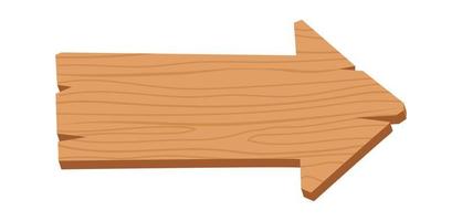 houten insigne banier, houten plank bord vector