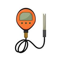 schaal ph meter kleur icoon vector illustratie