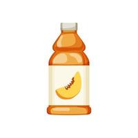 fruit sap fles tekenfilm vector illustratie