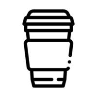 koffie thee drinken kop pakket verpakking vector icoon