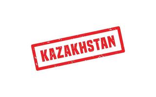 Kazachstan postzegel rubber met grunge stijl Aan wit achtergrond vector