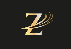 monogram z logo ontwerp vector sjabloon