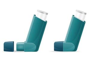 medische inhalator voor patiënten met astma vector
