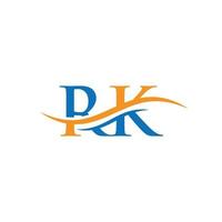 modern rk logo ontwerp voor bedrijf en bedrijf identiteit. creatief rk brief met luxe concept vector