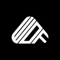 wof brief logo creatief ontwerp met vector grafisch, wof gemakkelijk en modern logo.