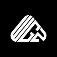 wgz brief logo creatief ontwerp met vector grafisch, wgz gemakkelijk en modern logo.