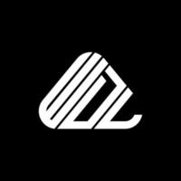 wdl brief logo creatief ontwerp met vector grafisch, wdl gemakkelijk en modern logo.