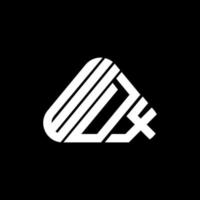 wdx brief logo creatief ontwerp met vector grafisch, wdx gemakkelijk en modern logo.