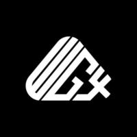 wgx brief logo creatief ontwerp met vector grafisch, wgx gemakkelijk en modern logo.
