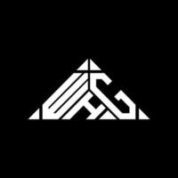 whg brief logo creatief ontwerp met vector grafisch, whg gemakkelijk en modern logo.