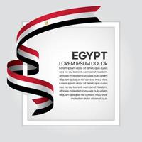 Egypte abstract golfvlag lint vector