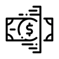 valuta controle plakband icoon vector schets illustratie