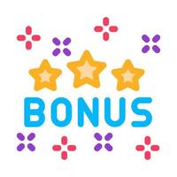 bonus ster logo icoon vector schets illustratie