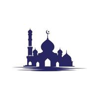 moskee Moslim icoon vector illustratie