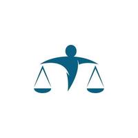 justitie wet logo sjabloon vector