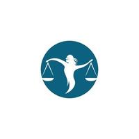 justitie wet logo sjabloon vector
