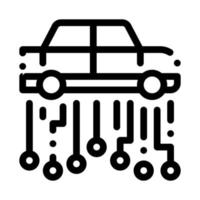 auto elektronisch systeem icoon vector schets illustratie