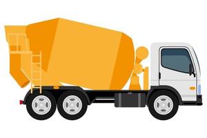 vervoer voor de vervoer van goederen of passagiers vlak icoon vector illustratie geïsoleerd Aan wit achtergrond