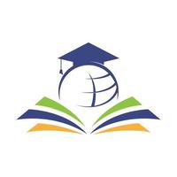 onderwijs school logo ontwerp vector
