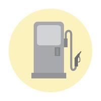 benzine pomp station vector ontwerp