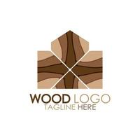 hout logo sjabloon icoon illustratie ontwerp vector, gebruikt voor hout fabrieken, hout plantages, log verwerken, hout meubilair, hout magazijnen met een modern minimalistische concept vector