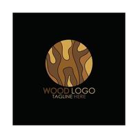 hout logo sjabloon icoon illustratie ontwerp vector, gebruikt voor hout fabrieken, hout plantages, log verwerken, hout meubilair, hout magazijnen met een modern minimalistische concept vector