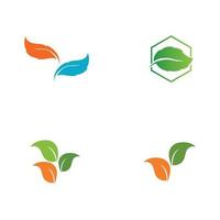 boom blad vector logo ontwerp, eco vriendelijk concept