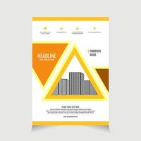 flyer sjabloon corporate voor promotie brochure, corporate business flyer brochure poster pamflet cover ontwerp lay-out achtergrond - onroerend goed vector