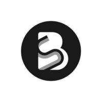 sb brief monogram logo ontwerp sjabloon vector