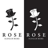 logos van bloemen, rozen, lotus bloemen, en andere types van bloemen. door gebruik makend van de ontwerp concept van een vector illustratie sjabloon.