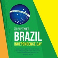 7 september, banier van viering Brazilië onafhankelijkheid dag vector