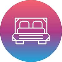 bed vector icoon