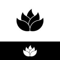 zwart en wit gemakkelijk en elegant logo sjabloon, geschikt voor restaurant of bedrijf en de Leuk vinden vector eps