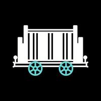 trolley vector pictogram vector