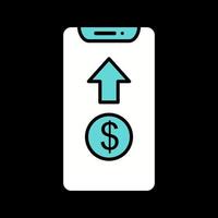 sturen geld vector icoon