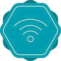 mooi Wifi signaal lijn vector icoon