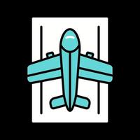 landingsbaan vector icoon
