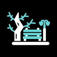 park vector pictogram