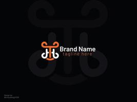 h t logo ontwerp - h brief logo ontwerp vector