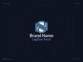 n brief logo ontwerp - modern n logo vector