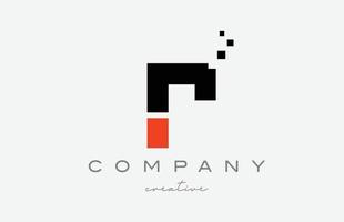stippel r alfabet brief logo icoon. dots sjabloon ontwerp voor een bedrijf of bedrijf vector