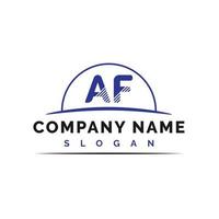 af letter logo vector