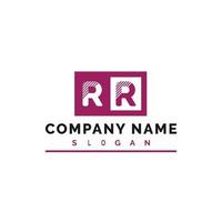 rr brief logo ontwerp vector